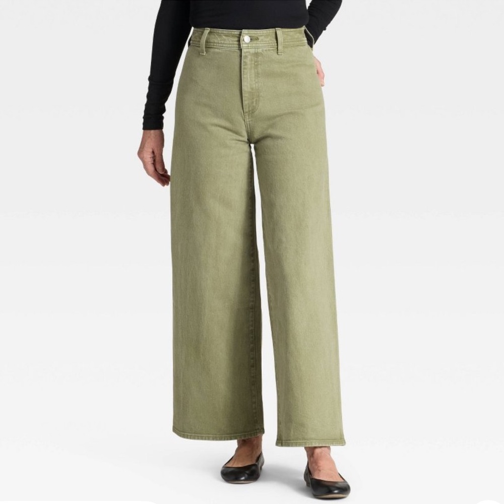 Women’s High-Rise Sailor Wide Leg Ankle Jeans - Universal Thread